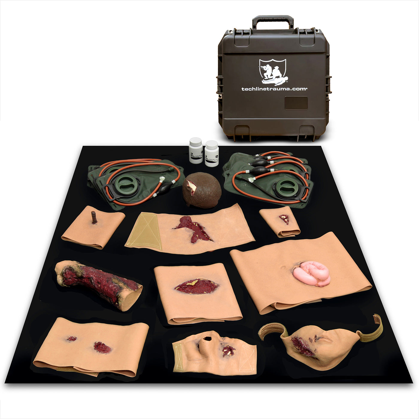 Simulaids Xtreme Trauma Deluxe Moulage Kit - Life Medical Supplier