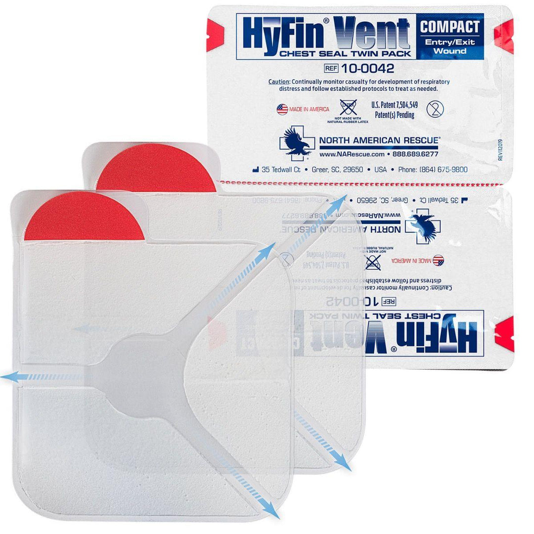 HYFIN VENT COMPACT CHEST SEAL TWIN PACK – Techline Trauma