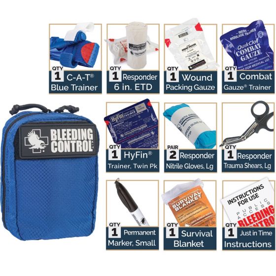 PUBLIC ACCESS INDIVIDUAL BLEEDING CONTROL BLUE TRAINER KITS – Techline ...